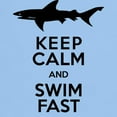 thumbnail image 3 of CafePress - Sharks! Keep Calm And Swim Fast T Shirt - Men's Classic Graphic T-Shirt, 3 of 4