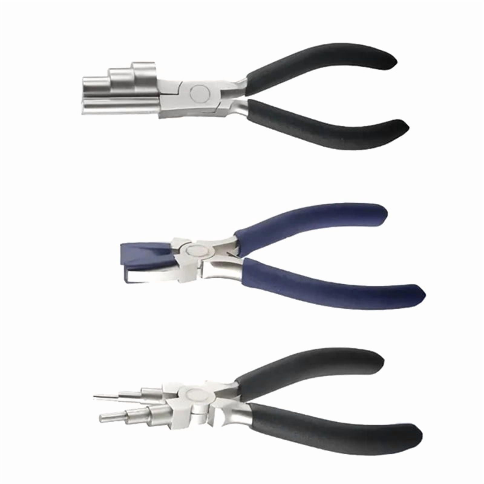 Wire Moulding Pliers Rust-Proof 6-Section Jewelry Pliers Jewelry Hand Tongs Round Nose Pliers