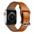 thumbnail image 2 of Leather strap For Apple watch band 44mm 40mm iWatch band 42mm 38mm Genuine Leather belt bracelet Apple watch series 5 4 3 2 SE 6, 2 of 7