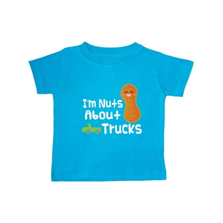

Inktastic Nuts About Trucks Outfit Boys Gift Baby Boy T-Shirt
