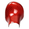thumbnail image 3 of NS Shift Knob Cover Shell Protect Carbon Fiber RED for Audi A4 A5 Q5 Q7 A6 A7 S6 S7, 3 of 5