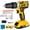 2 Batteries-Plastic Box, variant on Fotrix 21V Cordless Drill/Driver, Electric Power Drill - 2 Batteries, 35 Nm, 25+1 Torque Settings, 2 Speeds, Keyless 3/8" Chisel Drill with LED Light, Home Kit
