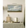 thumbnail image 6 of Drsoum Vintage Landscape Wall Art Grassland Wilderness Desert Wall Prints Classic Retro Farmhouse Rustic Decorations for Living Room Bedroom 8x16in Natural Framed, 6 of 6