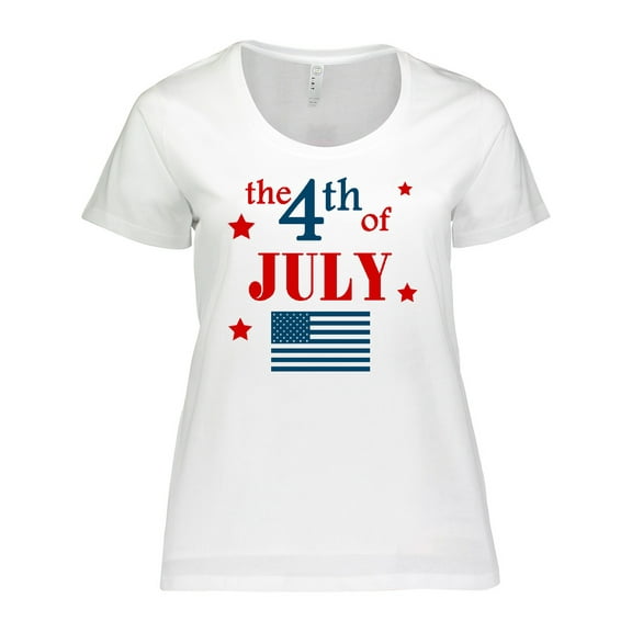 Inktastic The 4th of July- Women's Plus Size T-Shirt