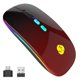 thumbnail image 1 of Mouse CC Store LED inalámbrico Bluetooth 5.1 y 2.4 GHz negro-rojo, 1 of 8
