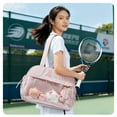 thumbnail image 4 of BAGSMART Ita Bag for Women, Travel Duffel Bag with Wet Pocket, Carry on Weekender Bags, Water Resistant Workout Bag Sports Gym, Pink, 4 of 8