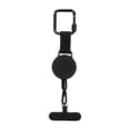 thumbnail image 1 of Llavero retráctil, carrete de llavero retráctil, llavero de llave de llave extensible de metal llavero para trabajos de suministro de oficina, 1 of 8