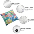 thumbnail image 4 of BANET  Bright Floral Indoor/Outdoor Accent Throw Pillowcase, Plush Fill, Weather, and Fade Resistant  22x22in, 4 of 5
