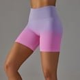 thumbnail image 7 of HomeGardon Shorts for Women 2025 Yoga Shorts for Women Tummy Control High Waist Biker Shorts Exercise Workout Butt Lifting Tights Women's Short Pants Slim Fitted Workout Fade Color,S-XL, 7 of 7