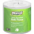 thumbnail image 2 of Marcal Pro 100per Recycled Bathroom Tissue 2 Ply 4" 4" 500 Sheets Roll White Chlorine free, Dye free, Fragrance free, Lint-free, Eco friendly, Septic Safe, Bleach-free, Strong, Absorbent - For, 2 of 4