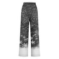 thumbnail image 4 of Kaemgyyd Women's Christmas Sweatpants Trendy Wide Leg Drawstring Baggy Pants Casual Loose Printing Pants with Pockets, 4 of 4