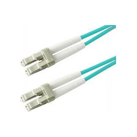 UPC: 0821455037980 | AddOn 4m Laser Optimized Multi-Mode Fiber (LOMM) Duplex LC/LC OM3 Aqua Patch Cable
