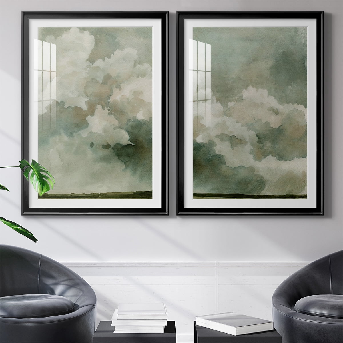 Wexford Home Coming Rain I Premium Framed Print, 18.5" x 24.5" - Ready to Hang, Black (Set of 2)