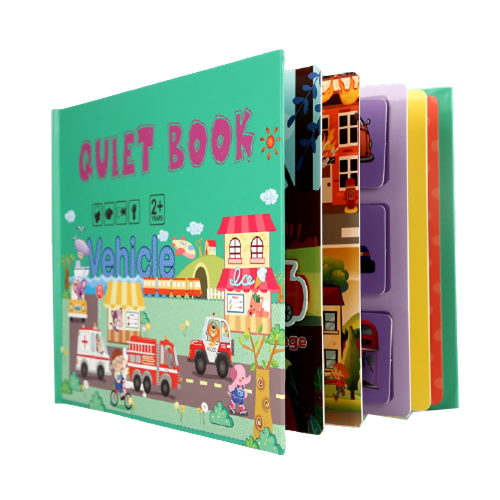 Busy Book to Develop Learning Skills Quiet Book Preschool Educational Travel Toy 