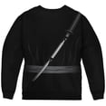thumbnail image 2 of Halloween Ninja Assassin Costume Black Youth Sweatshirt - Youth Large, 2 of 2