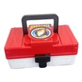 thumbnail image 3 of Estuche coleccionable, caja organizadora de tarjetas, caja de almacenamiento de tarjetas multiusos recargable, tarjetero para suministros de escritorio, hogar, restaurante Rojo, 3 of 8