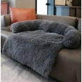thumbnail image 1 of Tapis de Canapé et Lit pour Chien - Housse en Peluche, 1 of 13