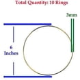 thumbnail image 3 of Mandala Crafts Metal Ring Hoop Kit for Dream Catcher Making, Macramé, Wreath Frames, DIY Crafting, 3 of 7