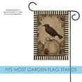 thumbnail image 3 of Toland Home Garden Pumpkin Crow Pumpkin Fall Flag Double Sided 12x18 Inch, 3 of 5