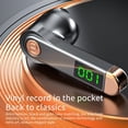 thumbnail image 3 of Sywqhk H01 Business Auricular compatible con Bluetooth Auricular inalámbrico individual (negro), 3 of 9