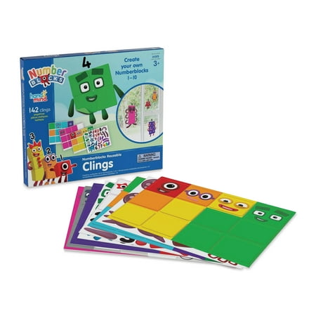 UPC: 0848850115105 | Numberblocks Reusable Cling Stickers