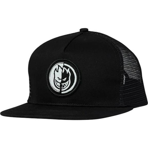 Spitfire Yin Yang Mesh Trucker Hat Black Snapback