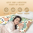 thumbnail image 4 of Picia Racket and Tennis Ball Body Pillow Cover - Super Soft Microfiber 20x54 Body Pillow Case - Envelope Closure, Wrinkle, Stain Resistant Body Pillow Cover,Elegant Bedding, 4 of 8