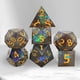 thumbnail image 5 of 7 Piezas de Dados Poliédricos con Palabras Numéricas de Dados de Juego de Bricolaje Ecológico Multicolor para Mazmorras Y Dragones negro dorado Baoblaze Dados poliédricos, 5 of 8
