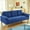 Blue, variant on 68" Modern Sofa with Side Storage Pockets & 4" Thick Comfort Cushions for Living Room, Dark Gray