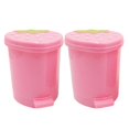 thumbnail image 1 of Bote de con pedal de entrenamiento educativo para pájaros Yinane Paquete de 2 color rosa, 1 of 8