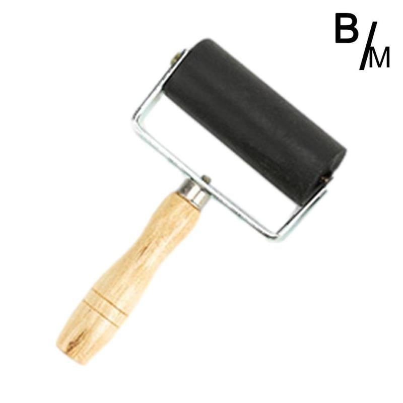 Hard Rubber Brayer Roller 10cm Paint Roller Ink Oil Paint Art Craft  Painting Tool