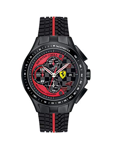 Ferrari Mens 0830077 Race Day Chronograph Black Rubber Strap Watch |  Walmart Canada