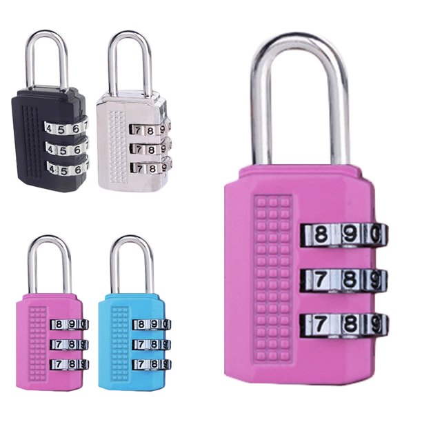 3 Digit Combination Password Lock Zinc Alloy Security Lock
