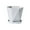 Gray, variant on FAFWYP Small Plastic Flower Plant Pots with Drainage Holes and Trays Gardening Containers for Succulents Cacti Herbs