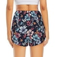 thumbnail image 4 of Goofa Flowers ad Butterflies Printed Women 2 in 1 Running Shorts,Quick Dry Athletic Workout Shorts,High Waisted Athletic Shorts with Liner Pockets-X-Large, 4 of 9