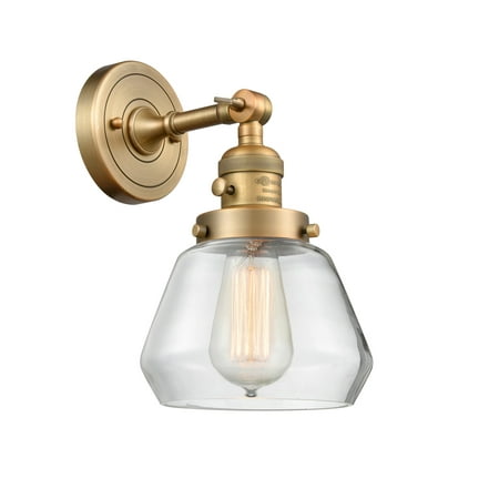 

Innovations Lighting 203Sw Fulton Fulton 1 Light 11 Tall Bathroom Sconce - Brass