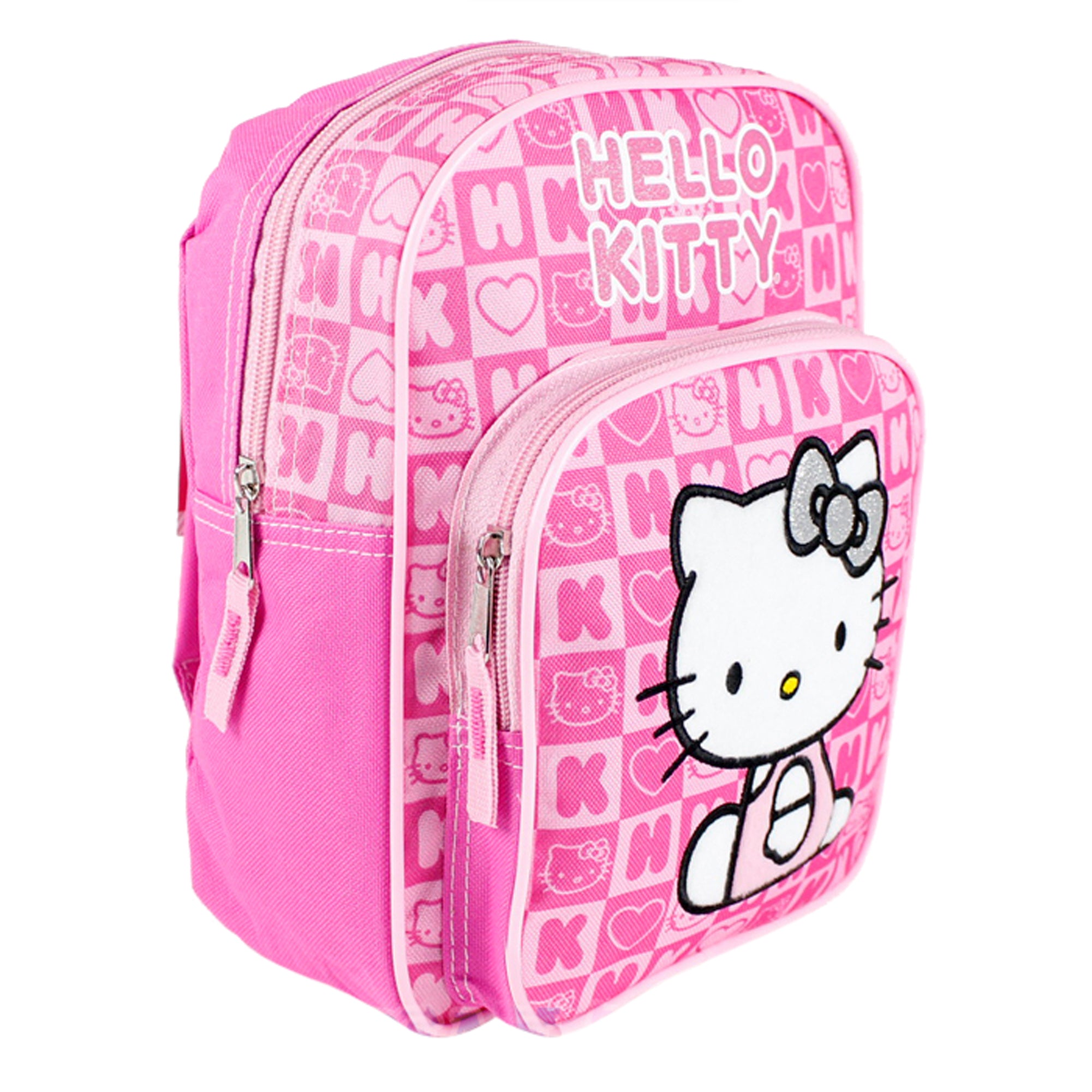 Mini Backpack - - Pink Box Checker New School Bag Book Girls 82350 - image 2 of 4