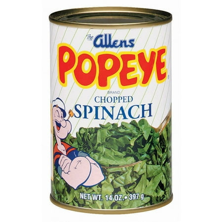 Kashmir Spinach - (6 Pack) Allens Popeye Chopped Spinach, 13.5 Oz