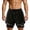 #01 Black 【Mix, Match & Rotate: Stock Up on Daily Colors】, variant on Men's Quick Dry Swim Trunks Shorts, Double-Layer Printed Beach Sports Shorts, Elastic Waist Loose Fit, Breathable Water Repellent, for Swimming Surfing Gym, Summer Essentials