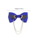 thumbnail image 5 of Sonducket Bowknot Pajarita Hecha a mano Moda Metal Alas doradas Accesorios de joyería Decoración Anfitrión Boda Novio Negro H3112-2 Accesorios de disfraces Azul H3112-6 Sonducket AP009821-06B, 5 of 6