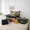 thumbnail image 6 of jejeloiu Cute Hummingbird 7-Piece Twin Bedding Sets,Colorful Flower Bedding Comforter Set,Rustic Floral Sheet Sets For Girls,Microfiber Bedroom Decor Reversible, 6 of 8