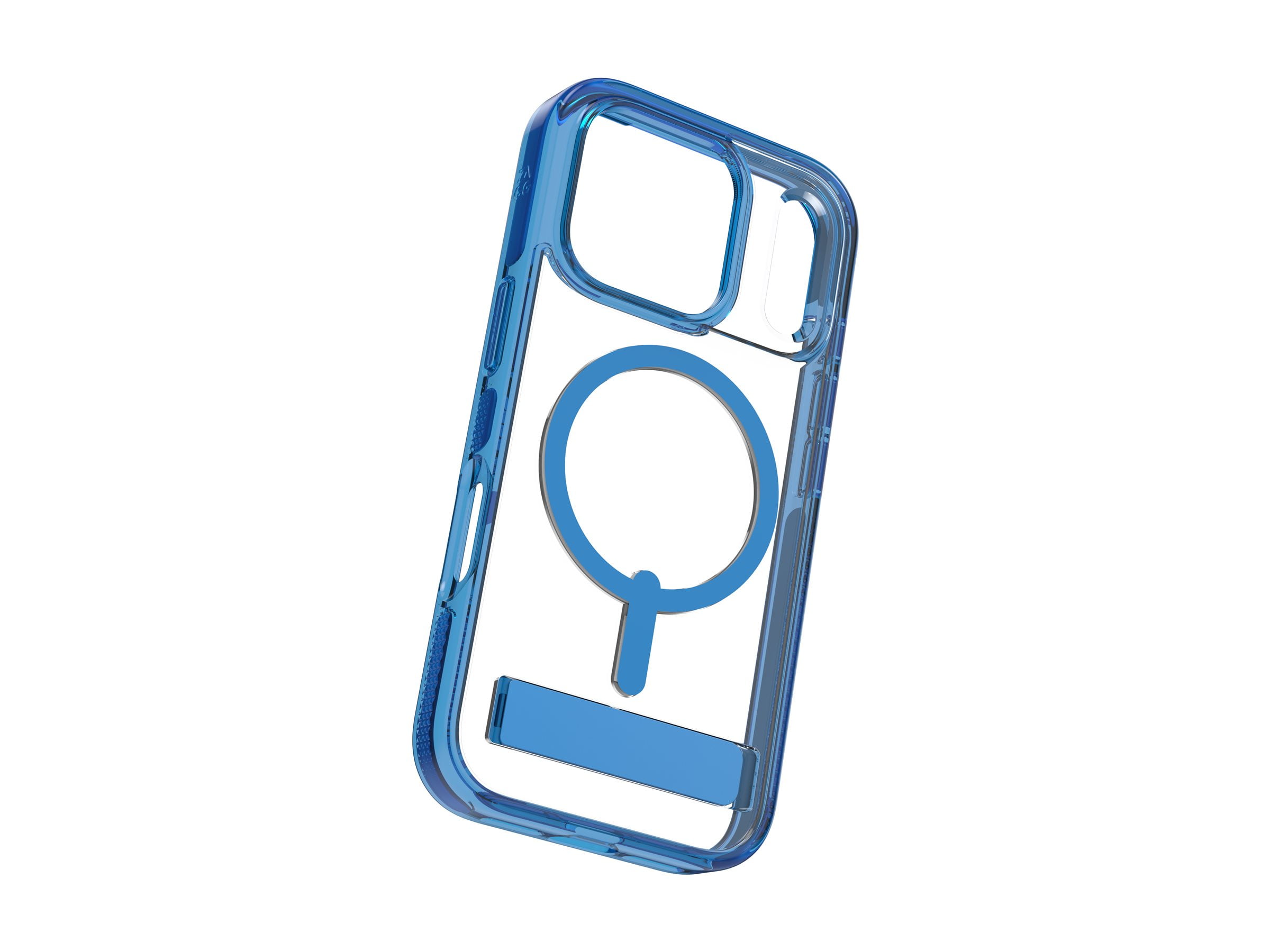 Zagg Santa Cruz Snap - Back cover for cell phone - with kickstand - MagSafe compatibility - tranquil blue - for Apple iPhone 17 Pro