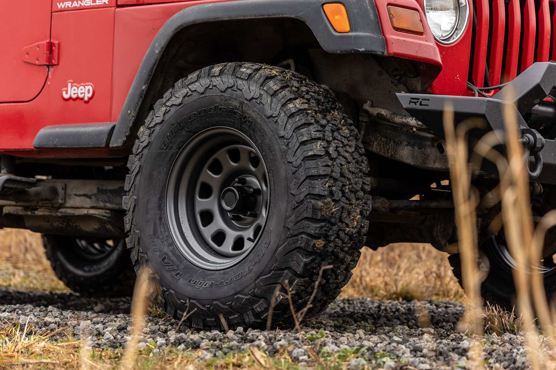 Rough Country Gray Steel Wheel | 15x8 | 5x4.5 | -19mm - RC158545G