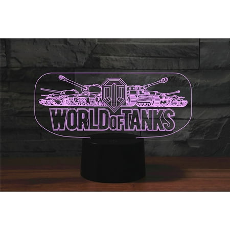 

Toyella World Tank 3D Light Colorful Touch LED Visual light Crack remote