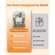 thumbnail image 5 of Bear Air Fryer 6.4Qt, 8 en 1 Airfryer Temporizador Temp ajustable Comidas familiares rápidas con libro de cocina, ventana grande visible Asado Hornear crujiente Recalentar papas fritas congeladas, ces, 5 of 5