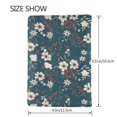 thumbnail image 3 of Pofeuu Vintage Floral Print Travel Document Organizer Passport Holder Men Women for Family (6.5 in x 4.5 in),Wallet Holder Credit Card Clutch Bag Case, 3 of 5