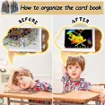 thumbnail image 5 of Classeur d'Album de Cartes à Collectionner, Chemise de Protection Album de Cartes de Collection, 4 Pochettes avec 30 Pages Capacité de 240 Cartes à Collectionner, Cadeau pour Enfants-AAB4, 5 of 5
