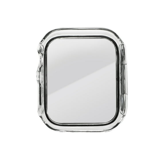 Onn Clear Bumper with Screen Protector for Apple Watch 41mm, 1 Piece, Unisex