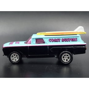 Open Box 1960 60 CHEVY CHEVROLET PANEL WAGON SURF CUSTOM 1:64 SCALE DIECAST MODEL CAR