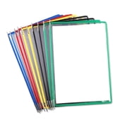 Djois by Tarifold Antimicrobial Desktop Reference Organizer & Display System, 10 Double-Sided Pockets, 20 Sheet Capacity, Expandable, Durable Steel Wire Frames, Letter Size, Made in France, Assorted